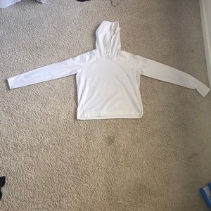 White athleta girl hoodie